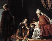 让 维克多 : Hannah Giving Her Son Samuel To The Priest